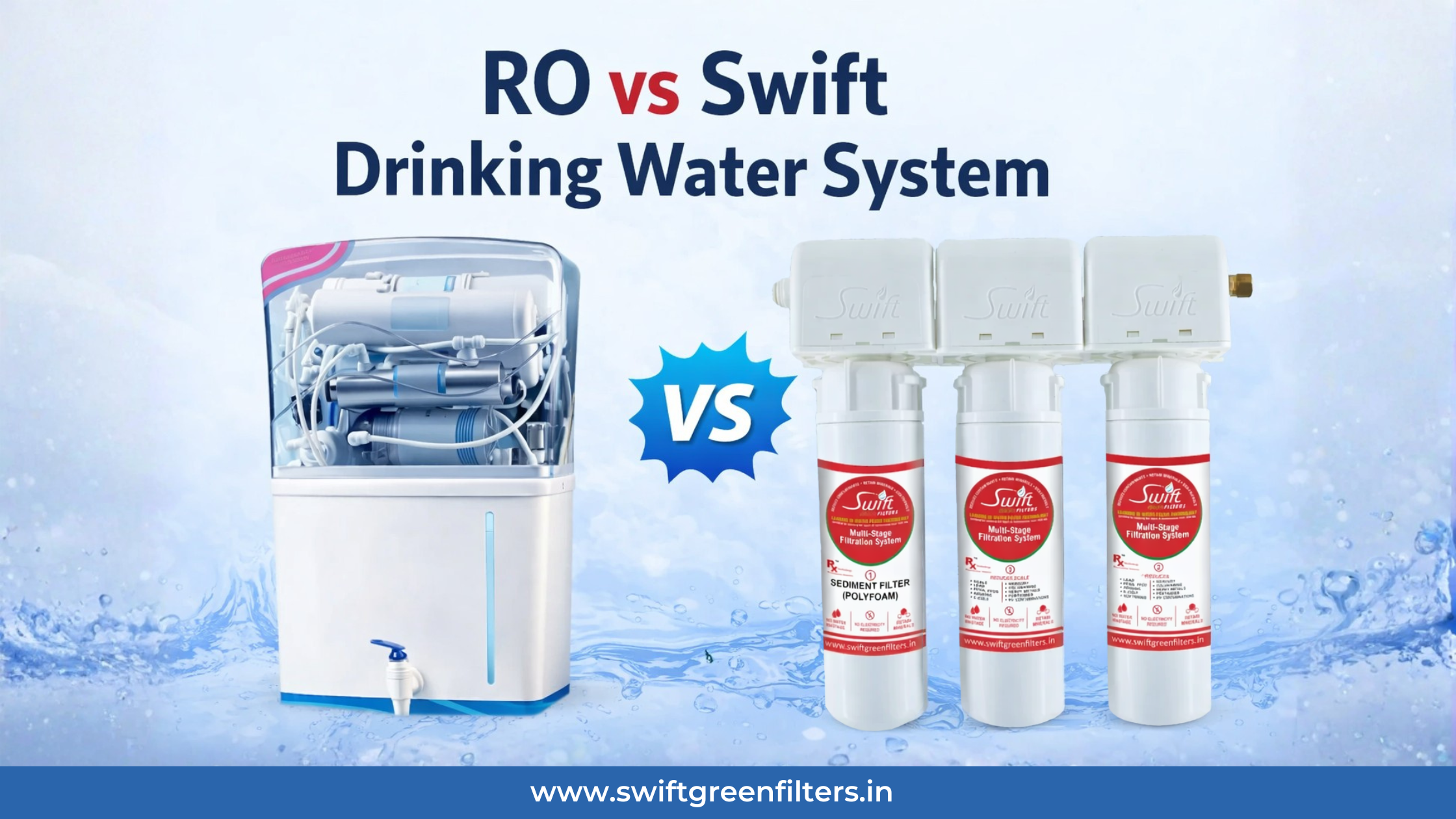 RO vs Swift Drinking Water System: A Complete Comparison for Smart Indian Homes