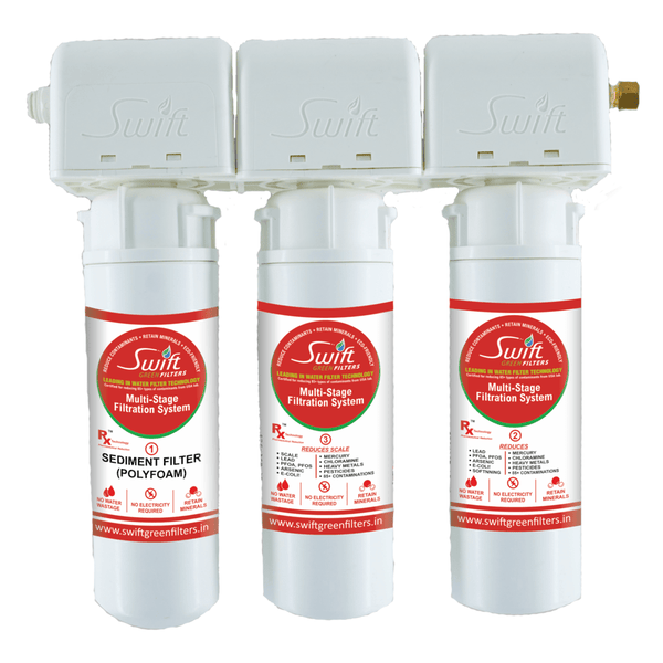 Swift Green Filters SGF3- RV14-MAX-RX-3 (Triple Candle System) Drinking Water Rx System With Ultra High Capacity.