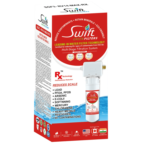 Swift Green Filters SGF3- RV14-MAX-RX Drinking Water Rx System With Ultra High Capacity.