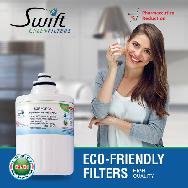 Swift Green Filter SGF-MXRC Rx Pharmaceutical Removal Refrigerator Water Filter