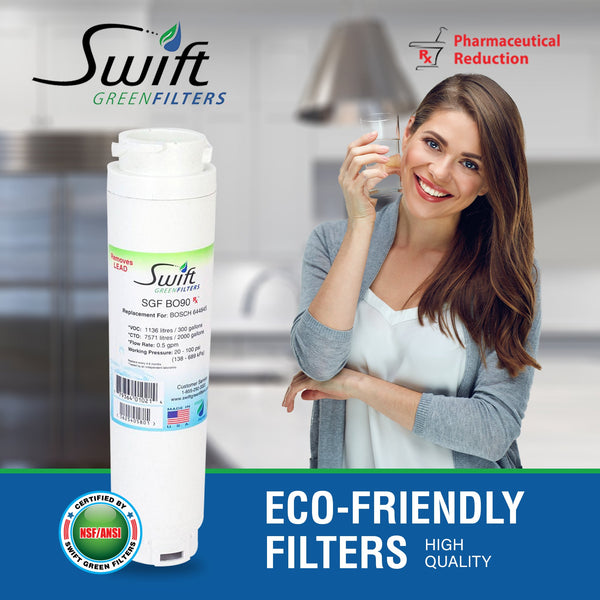 Swift Green Filter SGF-BO90 Rx Pharmaceutical Removal Refrigerator Water Filter