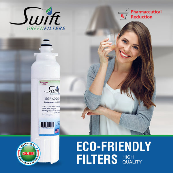 Swift Green Filter SGF-ADQ401 Rx Pharmaceutical Removal Refrigerator Water Filter