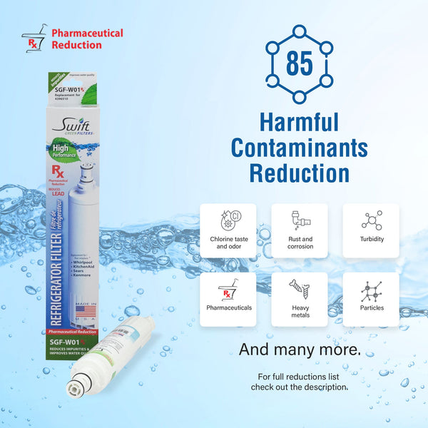 Swift Green Filter SGF-W01 Rx Pharmaceutical Removal Refrigerator Water Filter