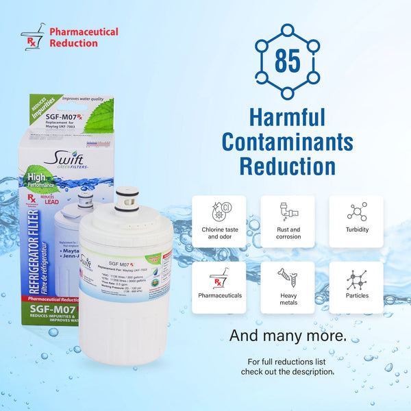 Swift Green Filter SGF-M07 Rx Pharmaceutical Removal Refrigerator Water Filter