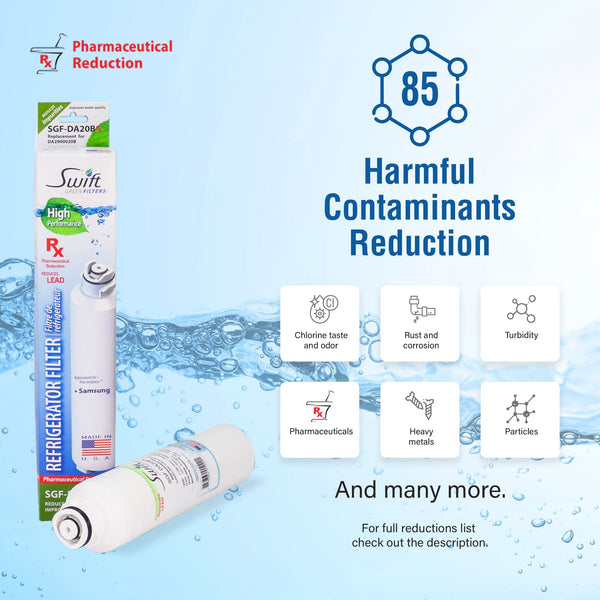 Swift Green Filter SGF-DA20B Rx Pharmaceutical Removal Refrigerator Water Filter
