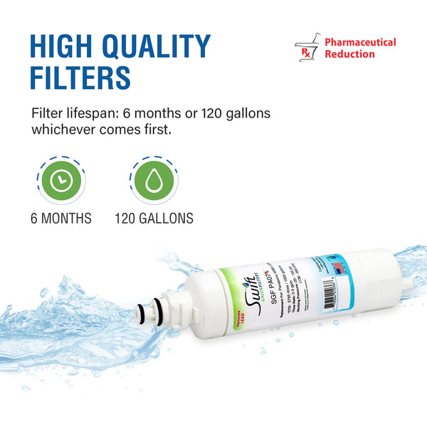 Swift Green Filter SGF-PA07 Rx Pharmaceutical Removal Refrigerator Water Filter