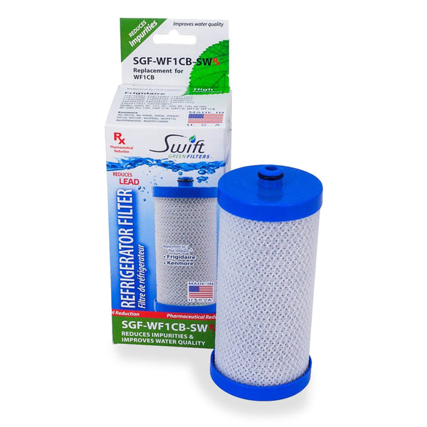 Swift Green Filter SGF-WF1CB Rx Pharmaceutical Removal Refrigerator Water Filter