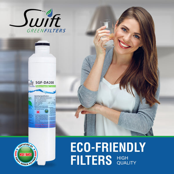 Swift Green Filter SGF-DA20B VOC Removal Refrigerator Water Filter